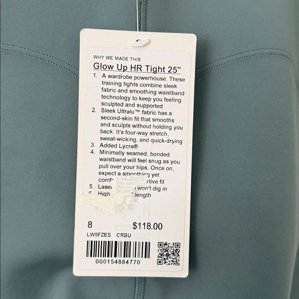 Lululemon Glow Up HR Tight Crater Blue - Picture 4 of 5